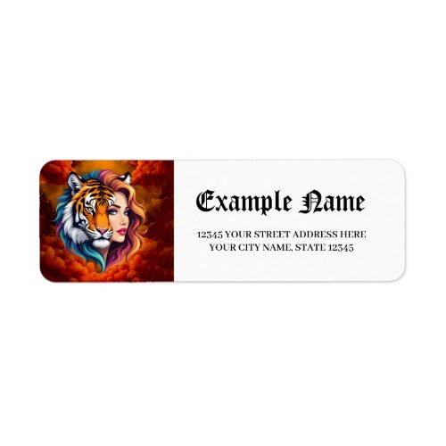 Wild Within – Tiger Spirit Goddess. Label