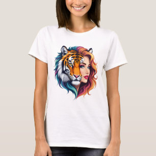 Wild Within – Tiger Spirit Goddess.  T-Shirt