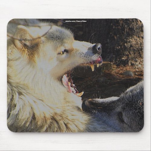 Wild Wolf Animal_lovers Mousemat Mouse Pad