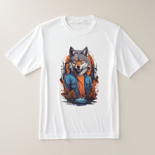 Wild Wolf Animal T_Shirt