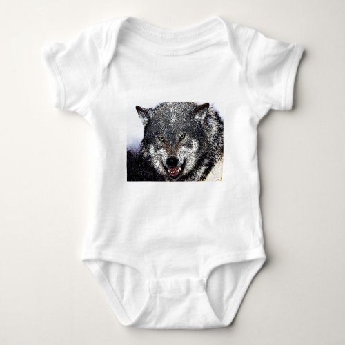 Wild Wolf Baby Bodysuit