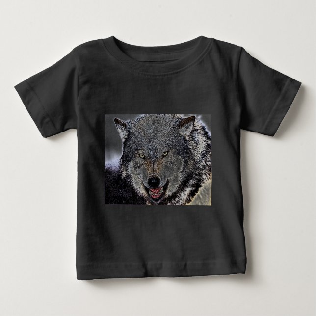 Wild Wolf Baby T-Shirt (Front)