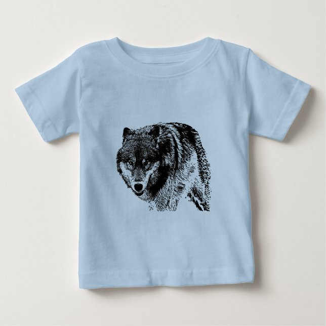 Wild Wolf Baby T-Shirt (Front)
