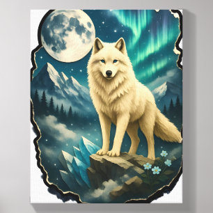 Wild Wolf Canvas Wall Art Photo Tile