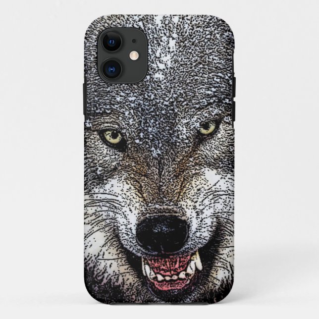 Wild Wolf Case-Mate iPhone Case (Back)