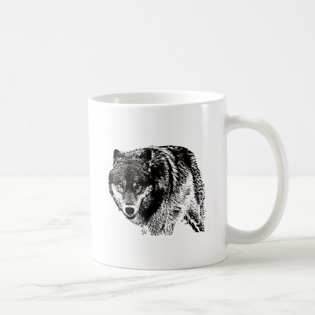 Wild Wolf Coffee Mug (Right)