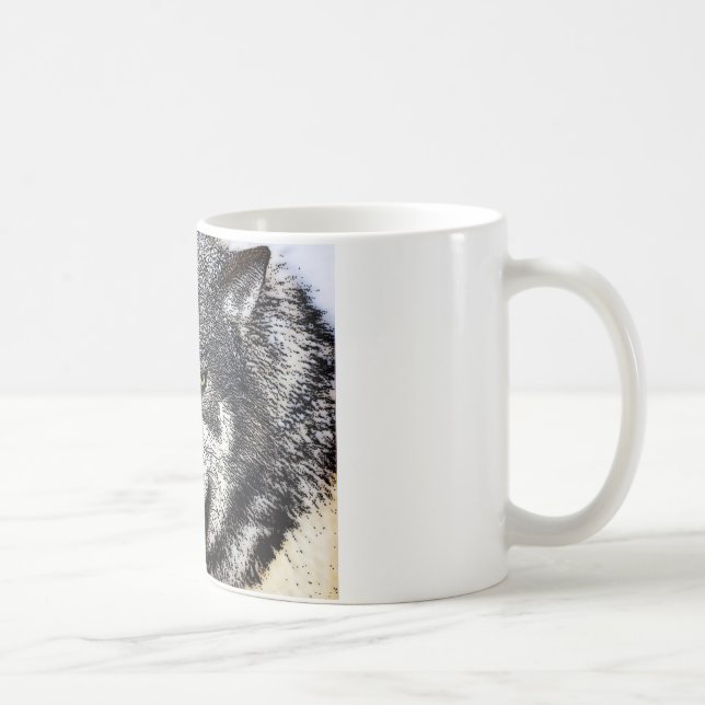Wild Wolf Coffee Mug (Right)