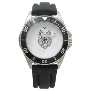 Wild Wolf Graphic Vintage Wilderness Wolf T-Shir Watch