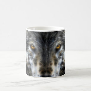 Wild Wolf Inspirational Portrait Coffee Mug
