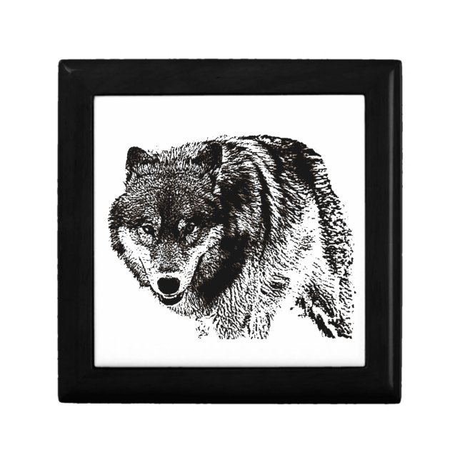 Wild Wolf Jewelry Box (Front)