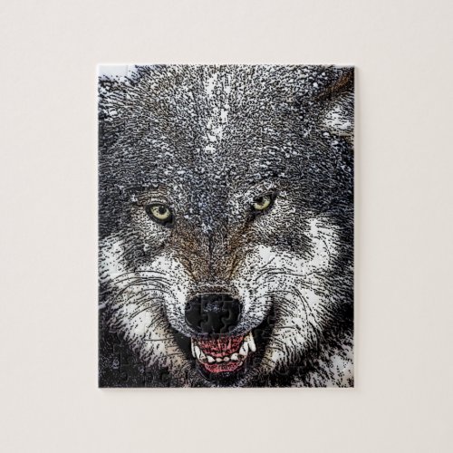 Wild Wolf Jigsaw Puzzle