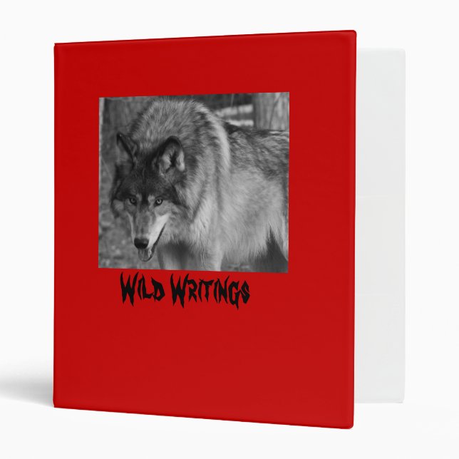 Wild Wolf Notebook Binder (Front/Inside)