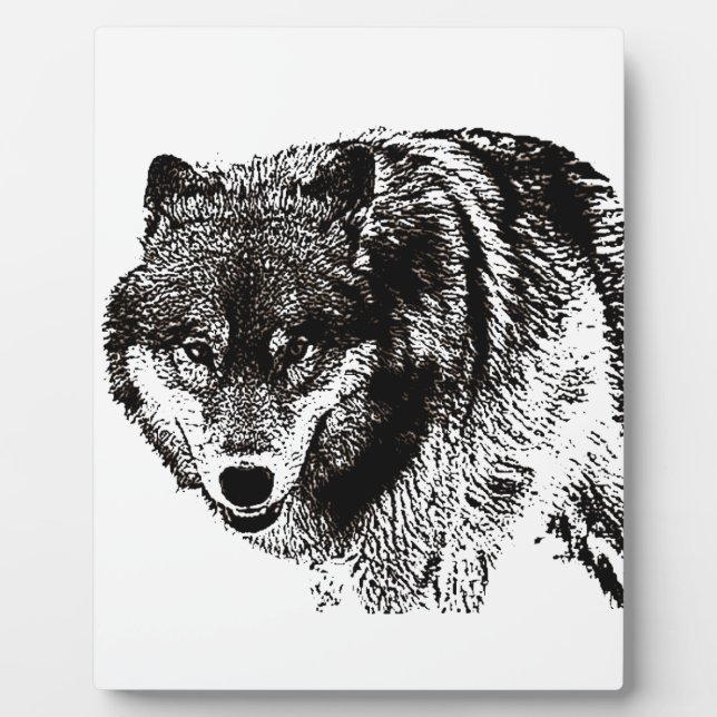 Wild Wolf Plaque (Front)