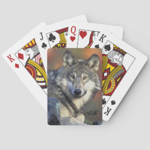 Wild Wolf Poker Cards