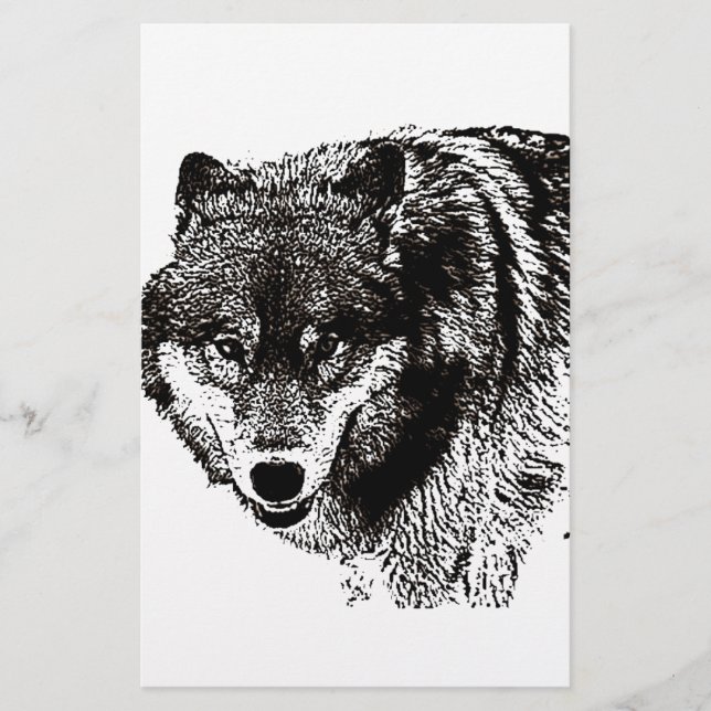 Wild Wolf Stationery (Front)