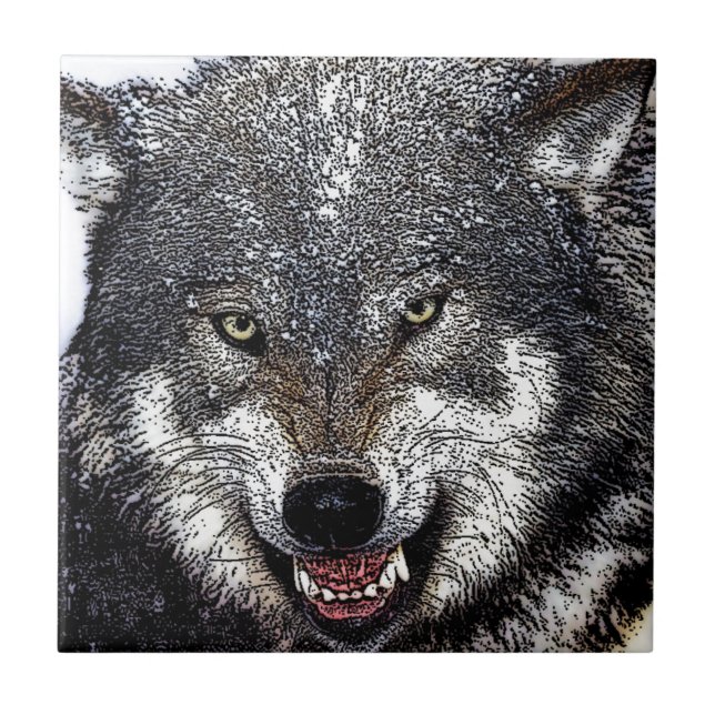 Wild Wolf Tile (Front)
