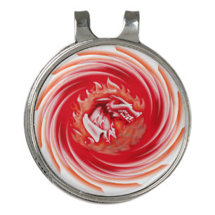 Wild Wolf Whirling white hat clip