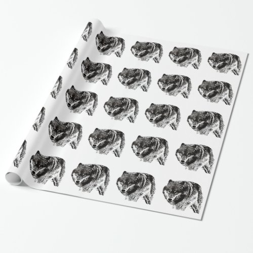 Wild Wolf Wrapping Paper