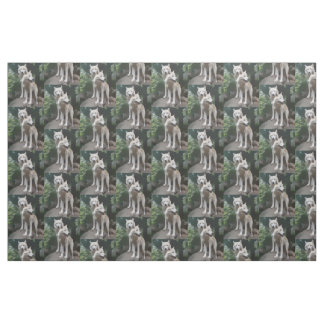 Wild Wolves Fabric