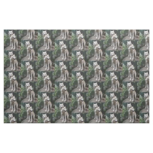 Wild Wolves Fabric