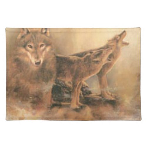 Wild Wolves Placemat