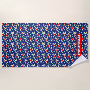 Wild Woman Wild Swimming customisable towel