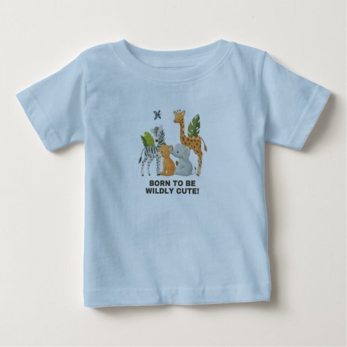 Wild Wonders Adorable Baby Safari Tee Baby T_Shirt