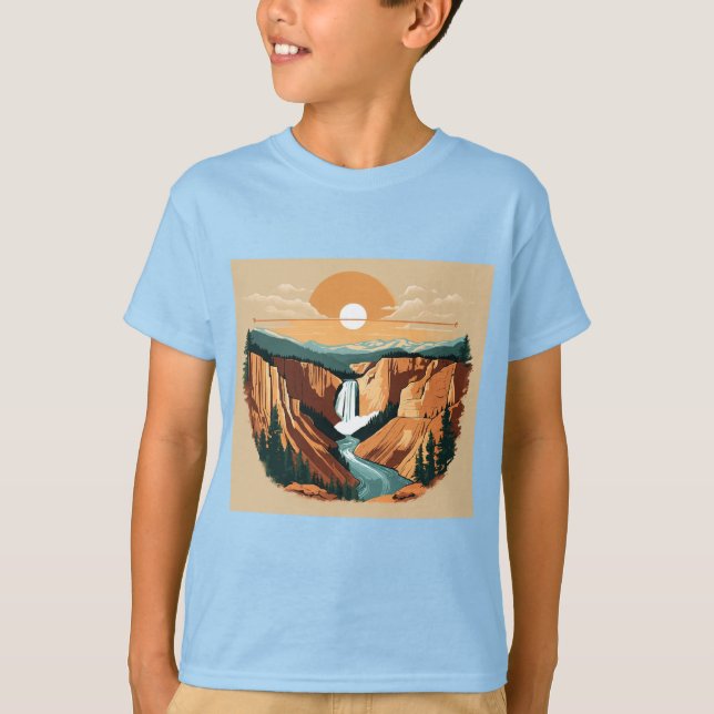 Wild Wonders: America's National Parks T-Shirt" T-Shirt (Front)