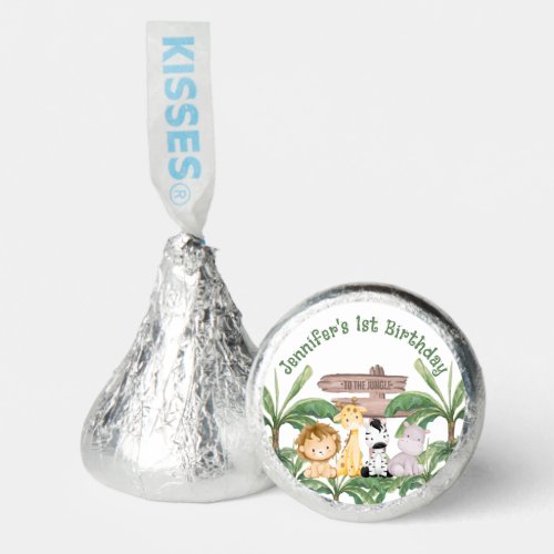 Wild Wonders Baby Wild Animal Theme Birthday Hersheys Kisses