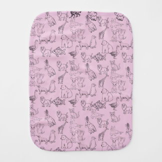 Wild Wonders Burp Cloth