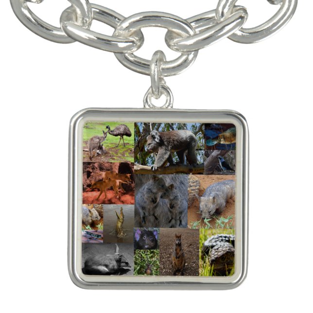 Wild Wonders: Captivating Australian Photo Collage Bracelet (Design)