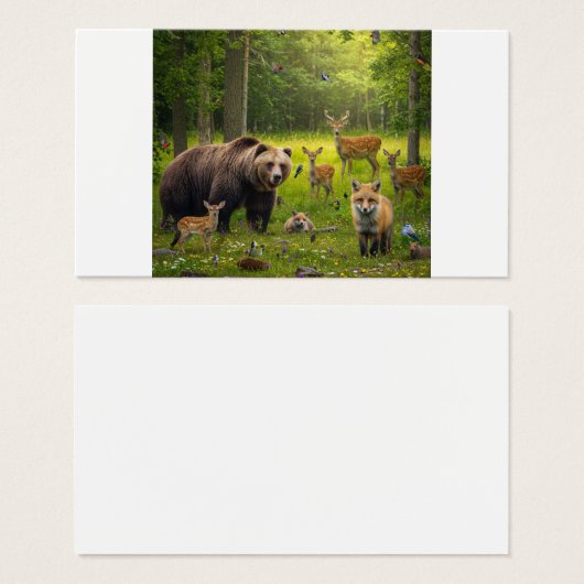 Wild Wonders: Exploring the Forest’s Animals (Front & Back)