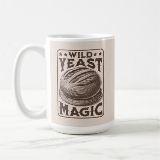 Wild Yeast Magic Sourdough Bread Baking Enthusiast Coffee Mug