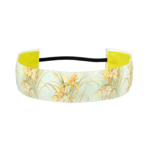 Wild Yellow Flowers Athletic Headband