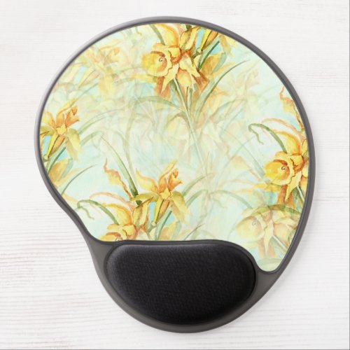Wild Yellow Flowers Gel Mouse Pad