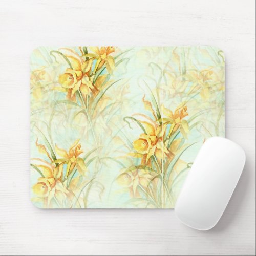Wild Yellow Flowers Mouse Pad