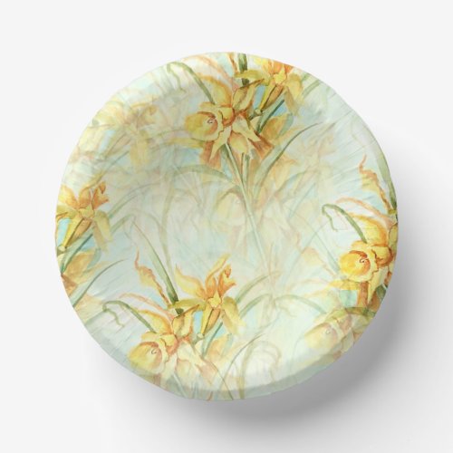 Wild Yellow Flowers Paper Bowls