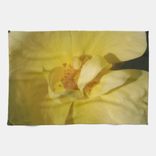 Wild Yellow Rose Kitchen Towel