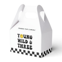 Wild Young and Three Boy 3rd Birthday Favor Boxes