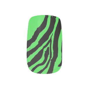 Wild Zebra Stripe Minx Nail Polish Strips Wraps