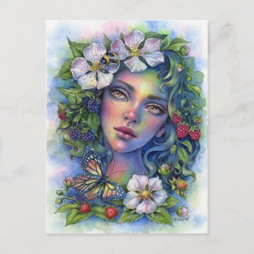 Wildberry Bloom Postcard