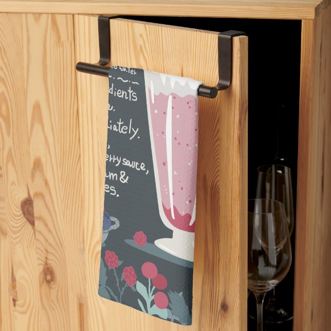 Wildberry Smoothie Kitchen Towel (Thirds Fold)