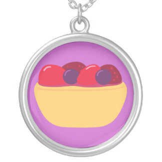 Wildberry Tart Silver Plated Necklace