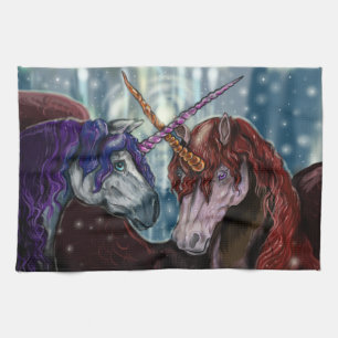 Wildberry Unicorns Kitchen Towel