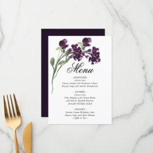 Wildbloom Classic Blue Bohemian Garden Flowers Menu