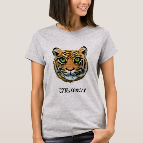 Wildcat  Calligraphy T_Shirt