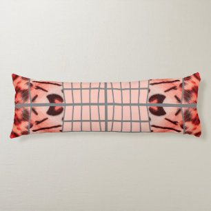 Wildcat Matrix - Bengal Cat Leopard Pink Pillow