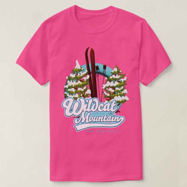 Wildcat Mountain new hampshire retro ski T-Shirt (Design Front)