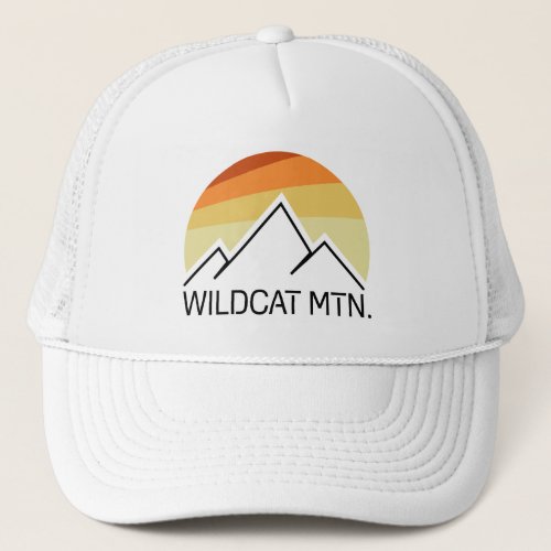 Wildcat Mountain New Hampshire Retro Trucker Hat