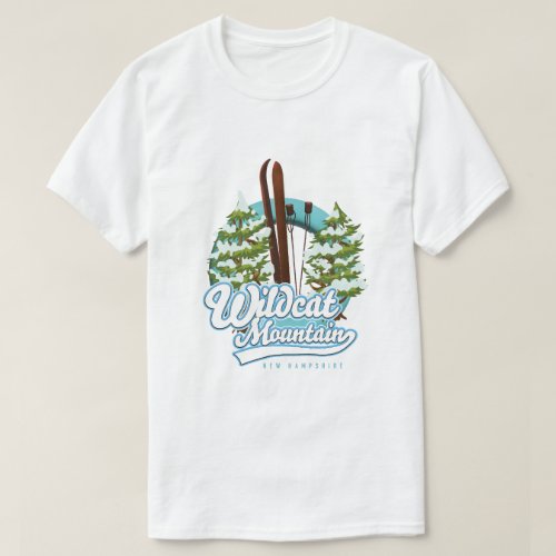Wildcat Mountain New Hampshire Ski poster T_Shirt
